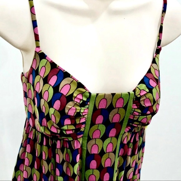 MAGGY LONDON Petites Multicolor Dress Stretch Sz 6P - Picture 2 of 8